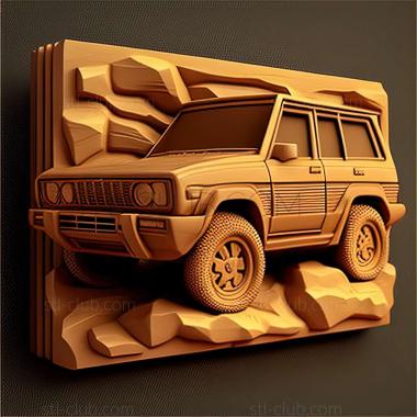 3D модель Nissan Patrol (STL)
